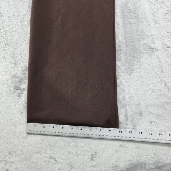 Worthington Pants Womens Size 2P PETITE Brown Modern Fit Trouser Leg Stretch - Picture 13 of 14